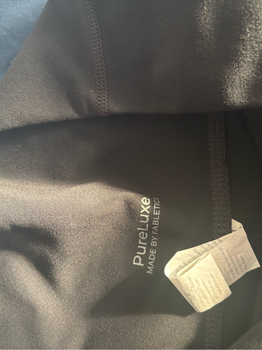 Maternity high-Waist Black Women's Performance Bike Shorts and capris - Picture 3 of 4
